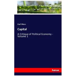 Capital, Fachbücher von Karl Marx
