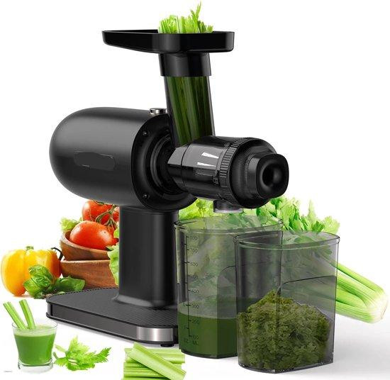 WAN Slow Juicer Cold Press Masticating Juicer Machine met Omkeerfunctie en Hoge Sapopbrengst