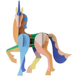 DEKOFIGUR Leuchts Einhorn 4.3/17.6 cm