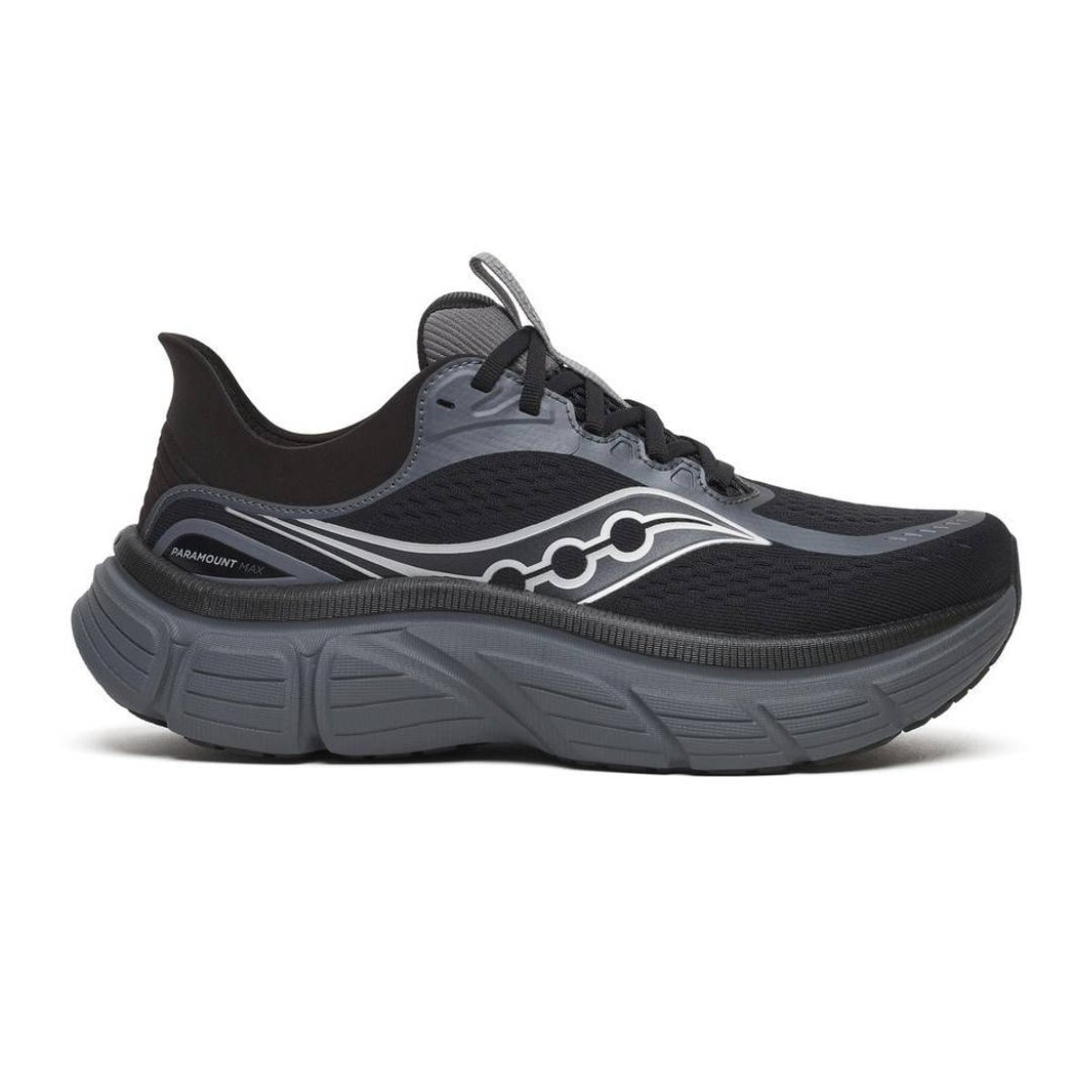 Sapatilhas Saucony Paramount Max Preto Cinzento AW26, Tamanho 40 - EUR Homem