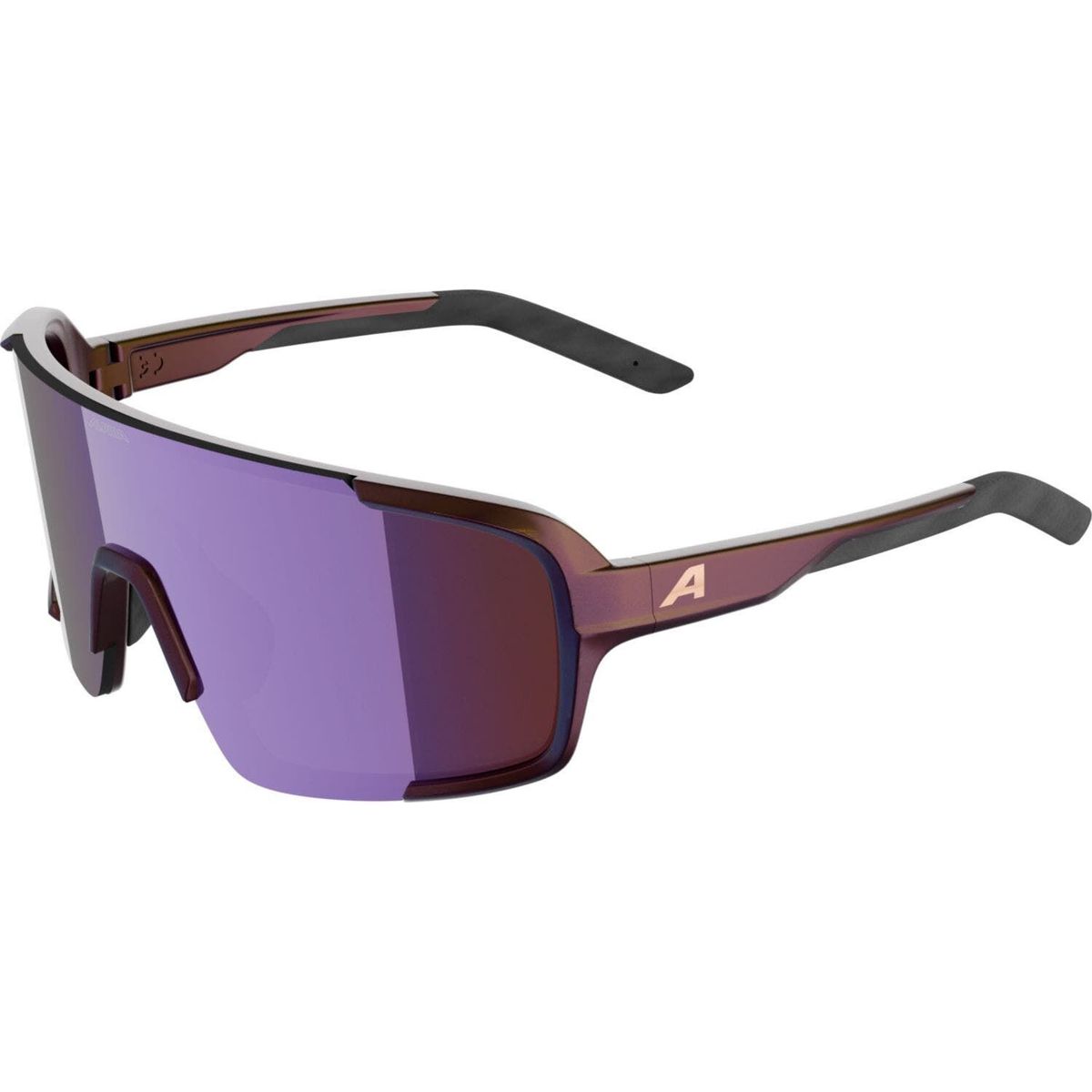 Alpina Lumin black-purple matt mirror pink (52) one size A8767352
