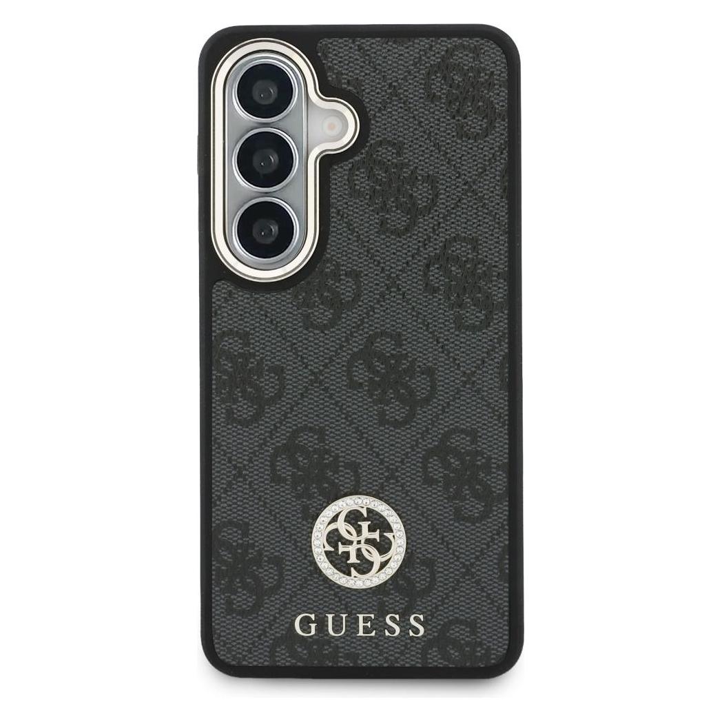 Guess - 4G Big Rhinestone Triangle Strap (GUHMS26SP4G4DCSK) - Samsung Galaxy S26 - Black (Samsung Galaxy S26) (GUE005409)