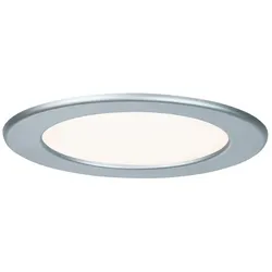 Paulmann LED Einbauleuchte QUALITY PREMIUM PANEL LED, rund, IP44, 1x12W, 2700K, 230V, 170mm, Chrom matt PAUL-92074