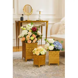 möbel direkt online Blumentopf-Set 3tlg. Ronja goldfarben