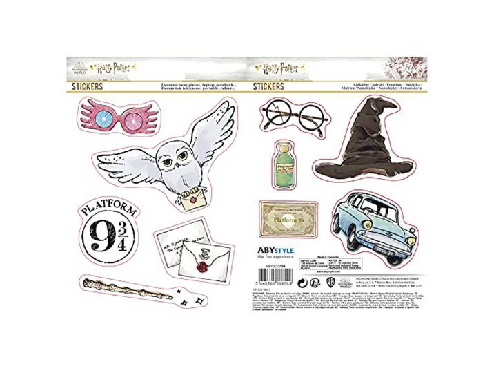 HARRY POTTER - Magical Objects - Set of 2 boards of stickers