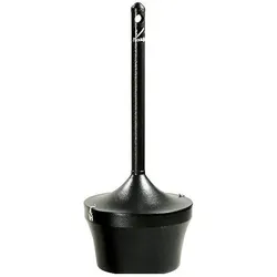 Rubbermaid, Aschenbecher, Standascher Aladdin schwarz, flammverlöschend