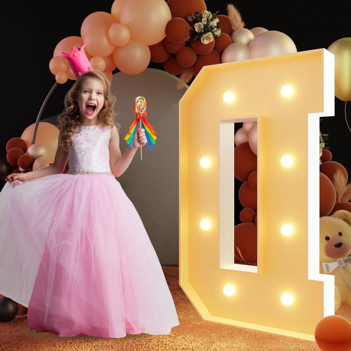 LED Alfabet Lamp Wit - Verlichte Decoratieve Letter - 120 cm