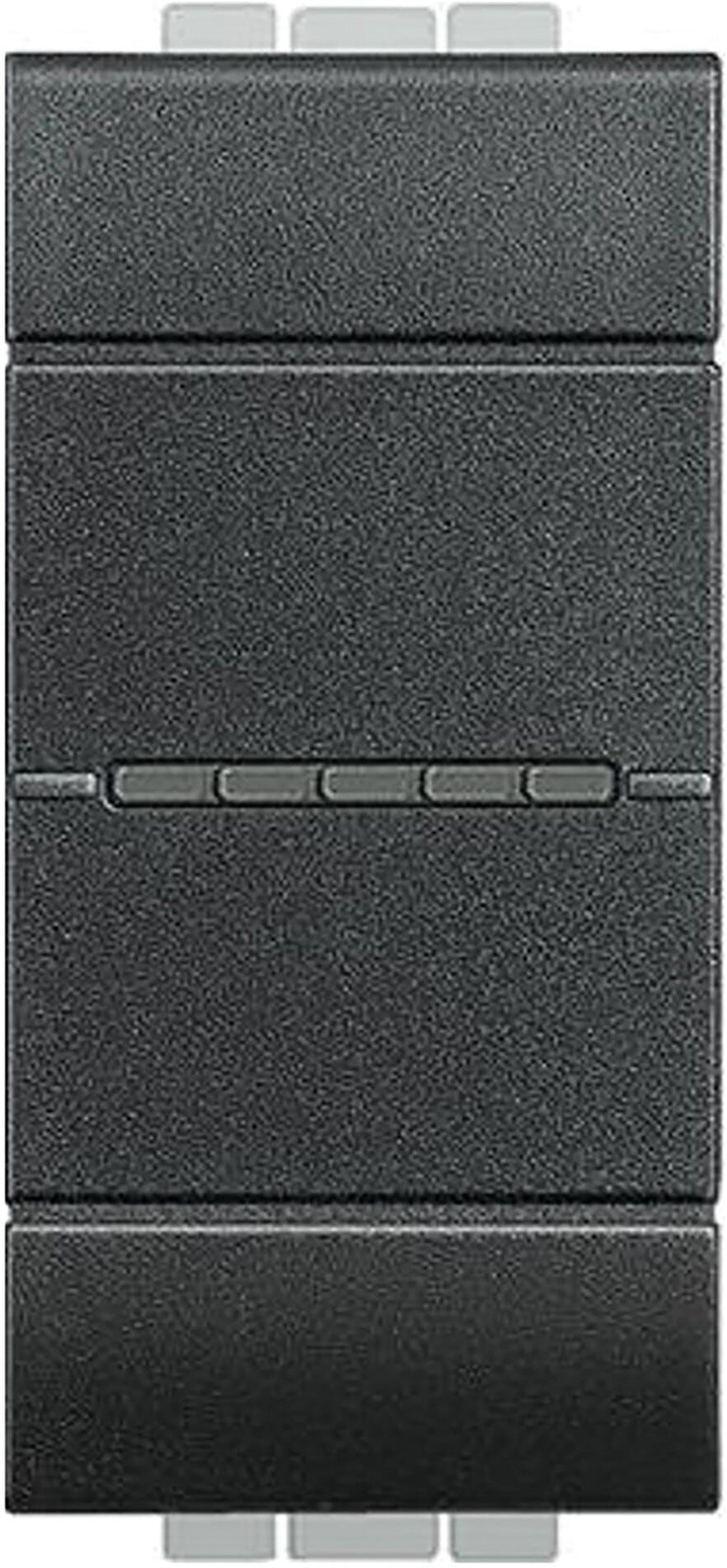 Tecnomat INTERRUTTORE BTICINO LIVING LIGHT AIR ASSIALE 1P 10A COLORE NERO