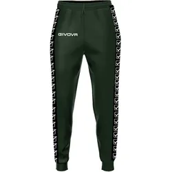Givova, Unisex, Sporthose, Jogginghose mit Strickband (M), Grün