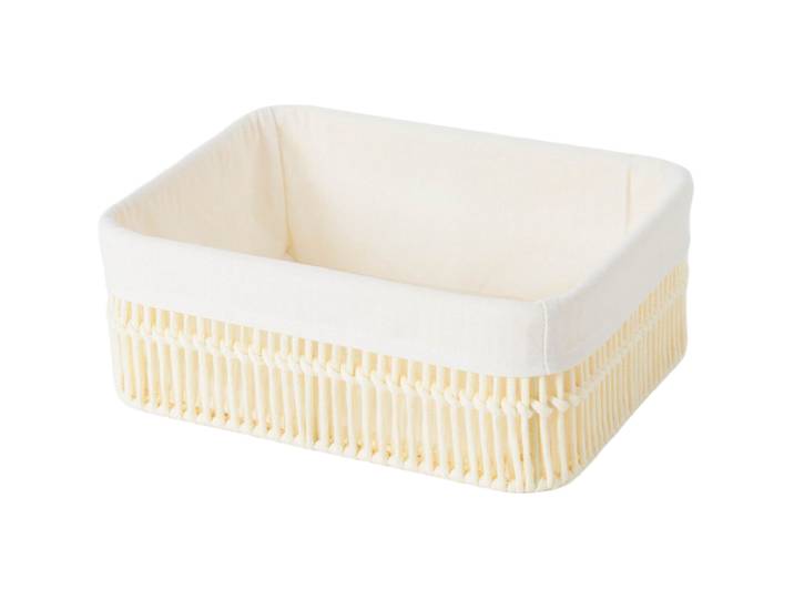Korb Mary beige B 32 T 24 H 12cm - Material: Polyester - Korb
