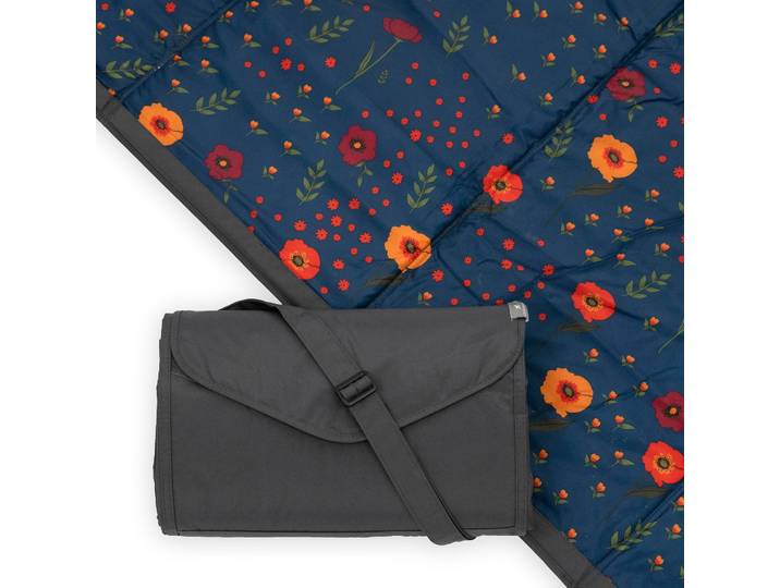 Picknick-Decke Midnight Poppy