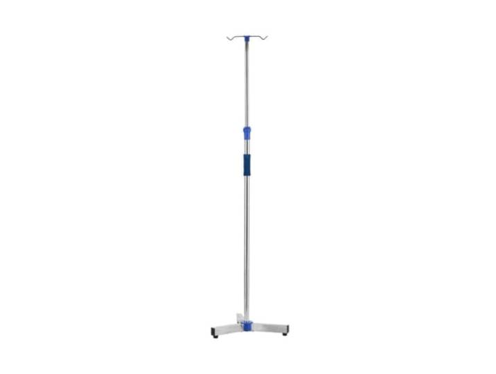 Tropfständer, IV-Pole, tragbar, medizinische IV-Stangen, stabilisierendes IV Ständer mit 2 Haken höhenverstellbar für Krankenhaus Klinik