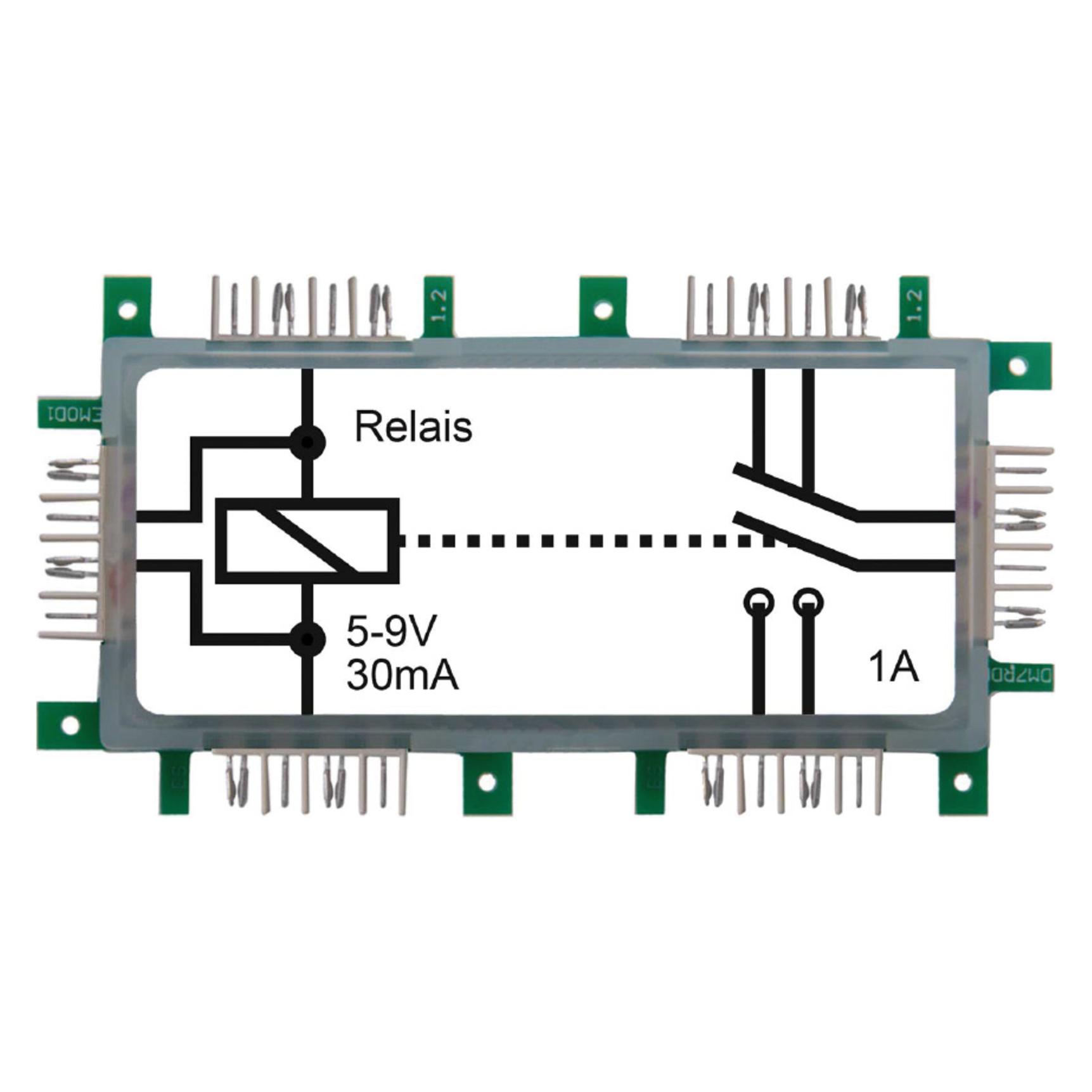 Allnet BrickRknowledge Relais 5-9V 30mA 2x1 (ALL-BRICK-0149)