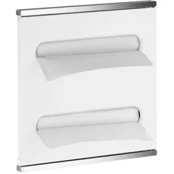 Keuco Modul Waschtisch 2 Plan Integral 44985015101 Anschlag links, verchromt/weiss lackiert