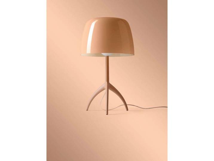 lampe à poser Lumiere Grande, beige cipria, 45 cm - Foscarini - Salon / séjour - Aluminium