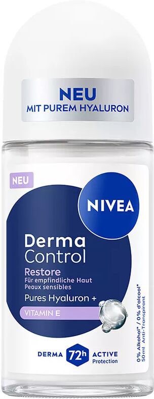 Nivea - Derma Control Restore Deo Roll-On Female, 40 ml