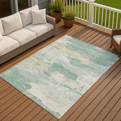 Addison Rugs Machine Washable Indoor/ Outdoor Modern Layers Chantille Rug
