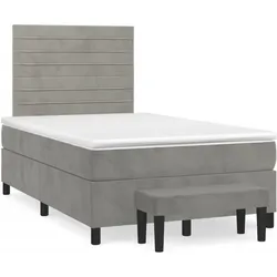 vidaXL, Boxspringbett, Marlonin (Horizontale Streifen) (120 x 190 cm)