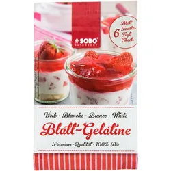 Blatt Gelatine 6Stück