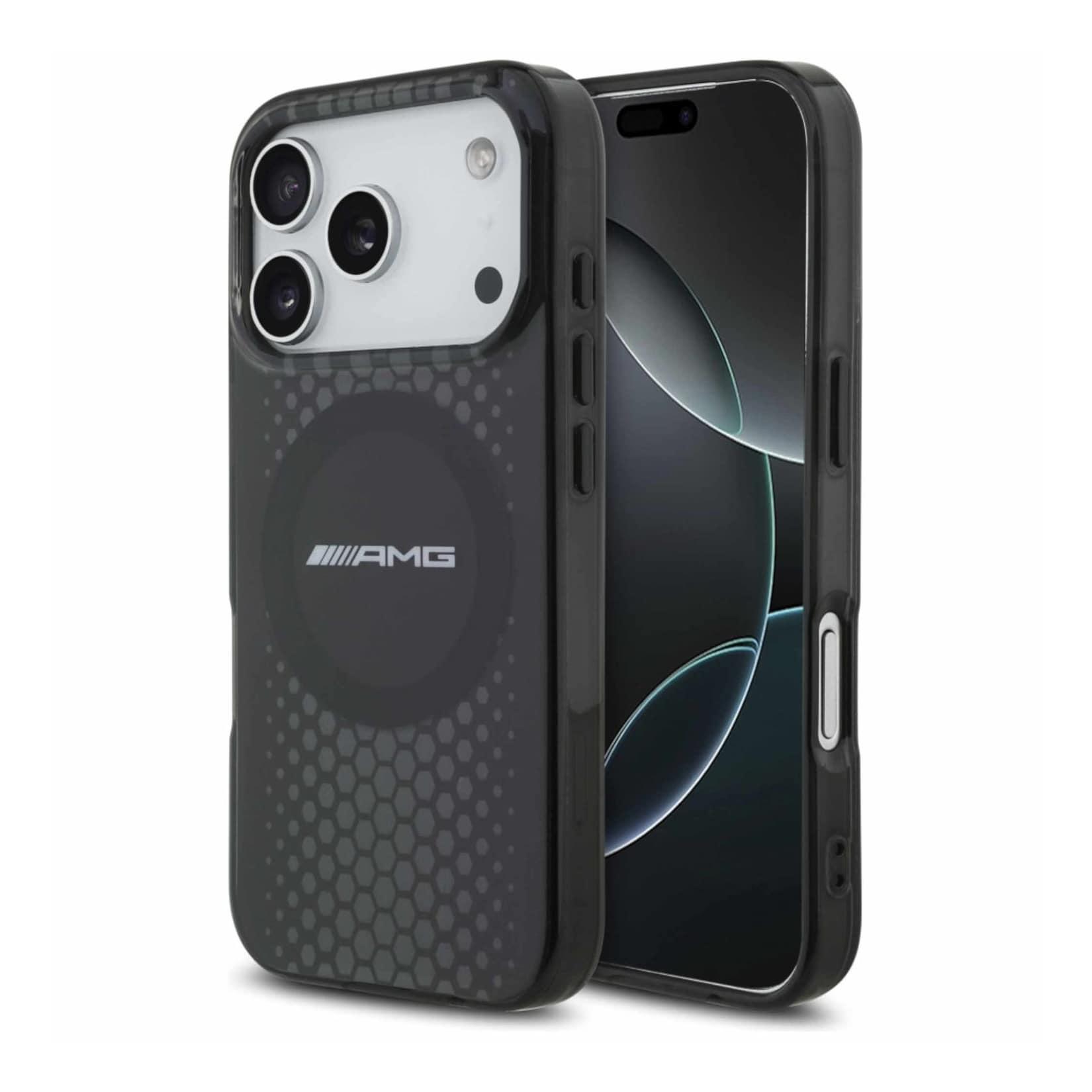 AMG Apple Double Layer Transparent Graphics MagSafe iPhone 17 Pro Max Hülle