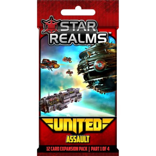 White Wizard Games Star Realms United Assault Kaartspeluitbreiding voor 2 Spelers