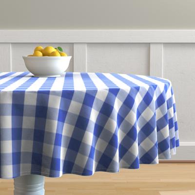 Fabstyles Country Check Cotton Tablecloth