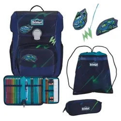 Scout Schulranzen-Set 4-teilig Neo Exklusiv Superflash City Lights
