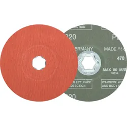 PFERD TOOLS COMBICLICK Korund Fiberscheibe für Edelstahl - 64191122