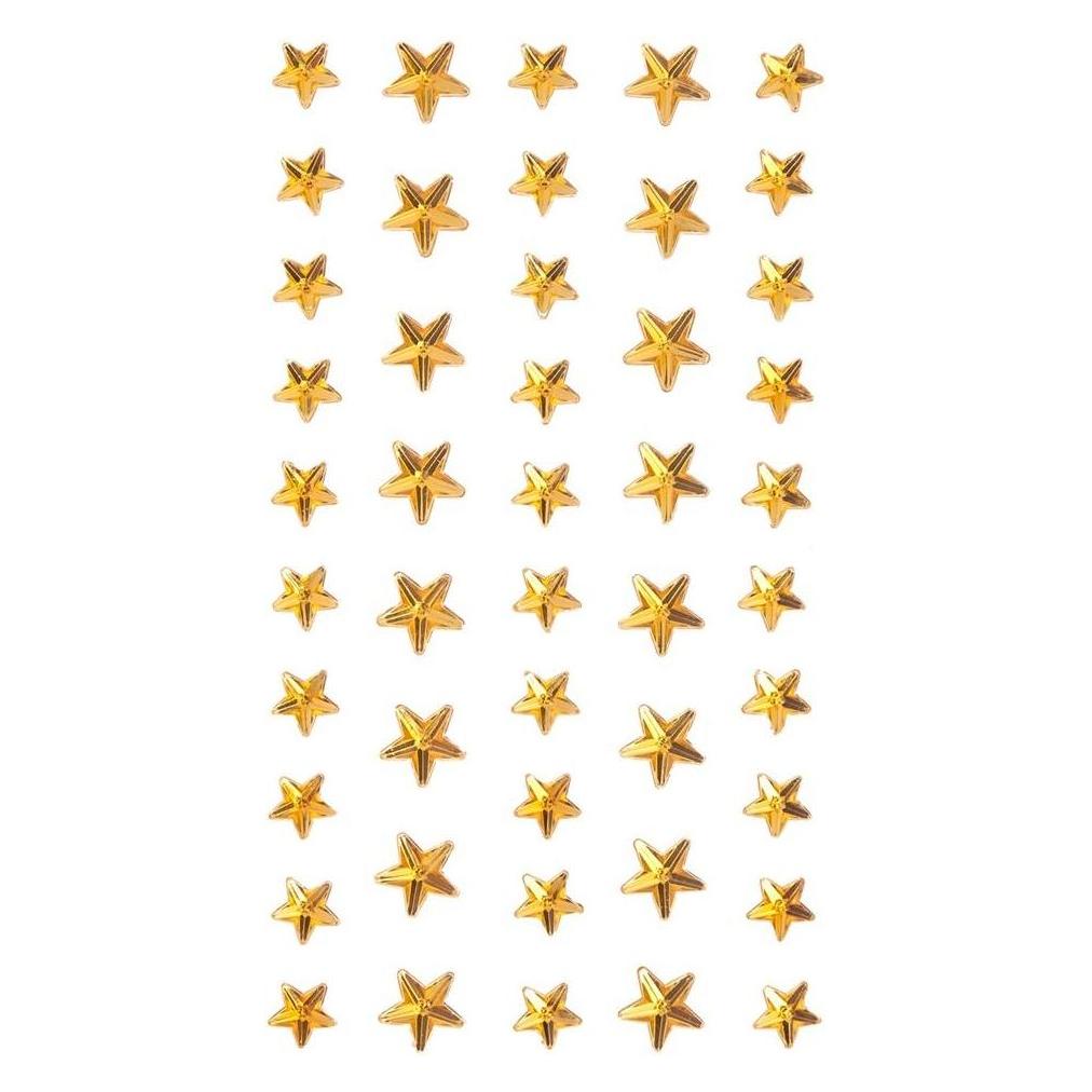 Teka Selbstklebende Kristalle, goldene Sterne, 46 Stk (46 Sticker) (47996600)