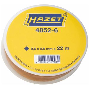 Hazet Schneidedraht 4852-6, 0,6 x 0,6 mm, vierkant, für Windschutzscheiben, 22 m