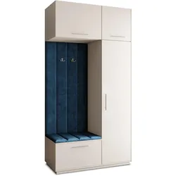 GARDEROBENSCHRANK REMA 120/240/60 cm Modern Garderobe-Set Kaschmir