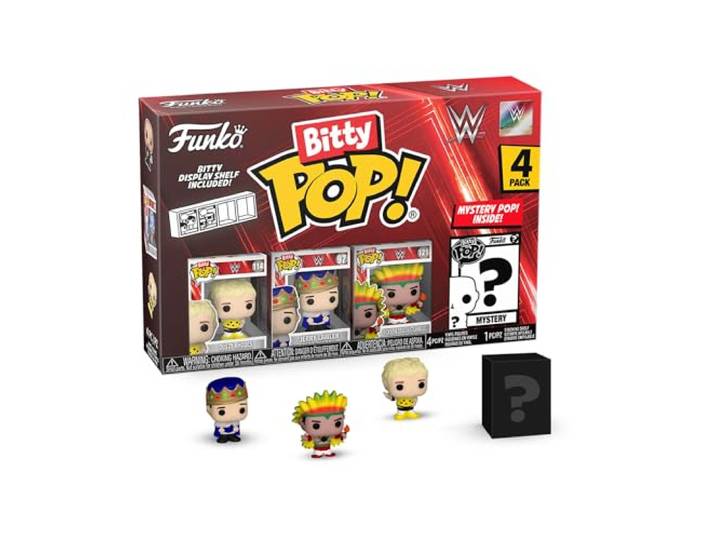 Funko Bitty POP! WWE Dusty Rhodes 4-pack Vinyl Figures nieuw One Size