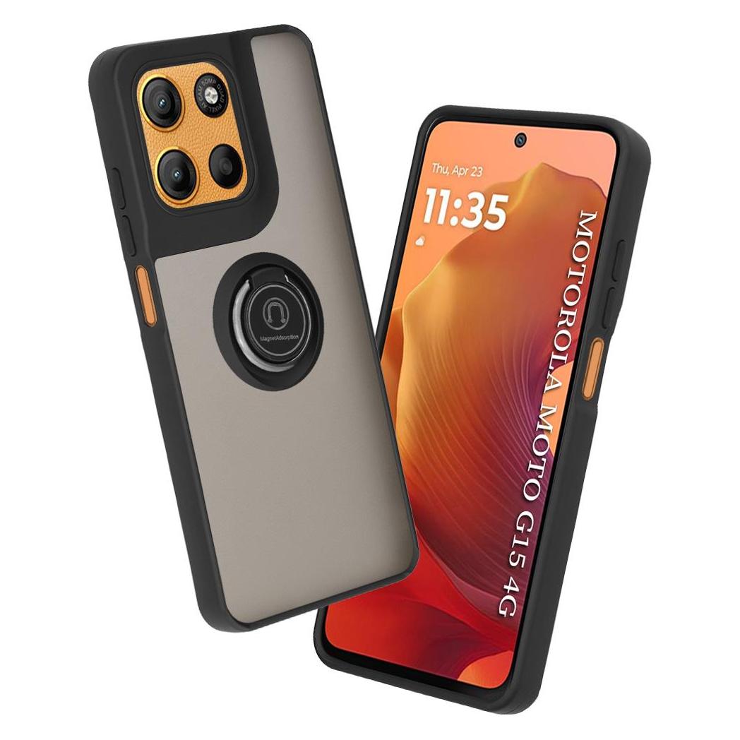 Techsuit - Glinth - Motorola Moto G15 / G15 Power - Black (Motorola Moto G15) (61053253)