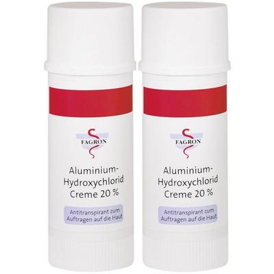 Aluminium Hydroxychlorid Creme 20% Fagron 2x 2x50 ml