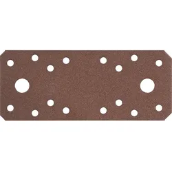 Flachverbinder DURAVIS® 133 x 55 x 2,5 mm, Material: Stahl, sendzimirverzinkt, Oberfläche: rostbraun