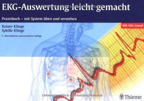 Rainer Klinge - EKG-Auswertung leicht gemacht: Praxisbuch - mit System üben und verstehen - Preis vom 09.10.2026 07:28:09 h