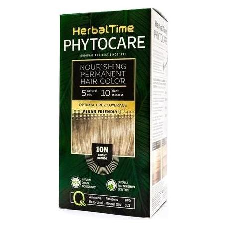 Herbal Time Phytocare Permanentes Haarfärbemittel Farbe Hellblond 10N (10N Sehr Hellblond) (50005229)