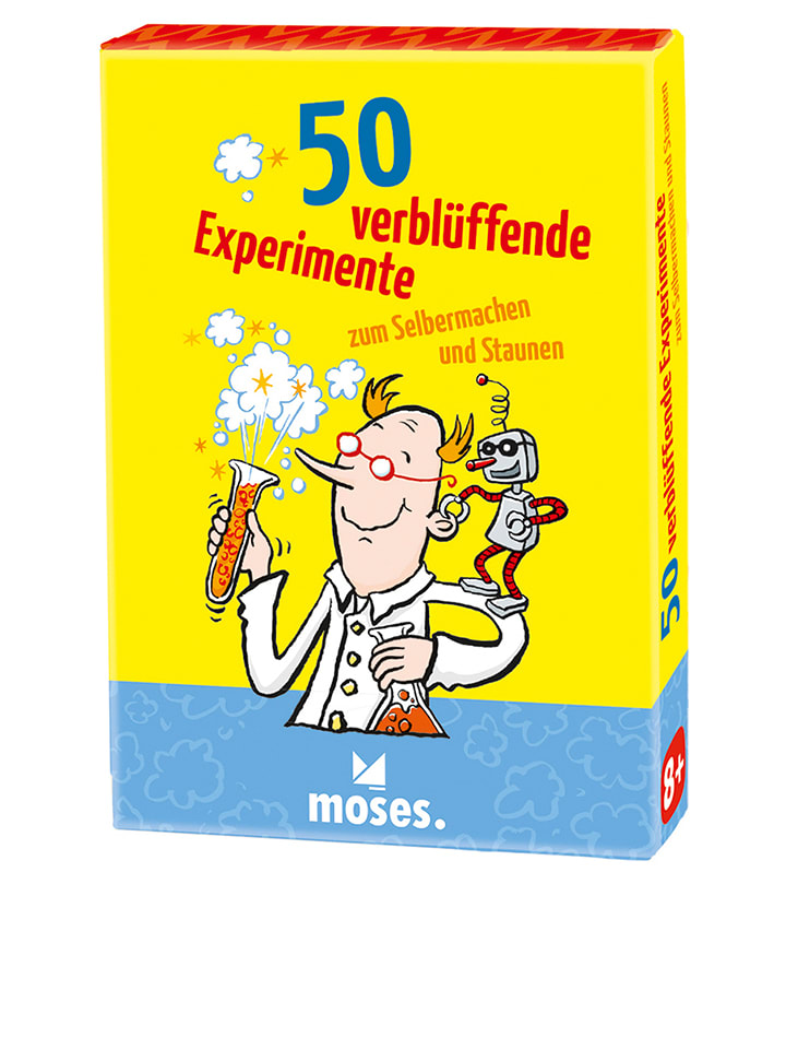 moses. Kartenset "50 verblüffende Experimente" - ab 8 Jahren - onesize