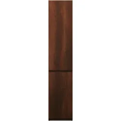 burgbad Lin20 Hochschrank freistehend mit 2 Türen, 2 Winkelablagen, Türanschlag links, 400x245x2000mm, HSPM040LF5359, Farbe: Eiche Dekor Rost