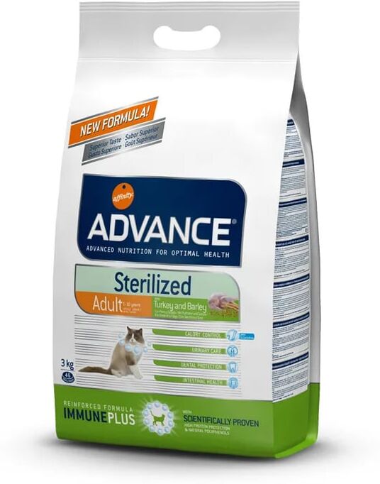 Advance Ração Para Gatos Adult Sterilized Peru 1,5 Kg