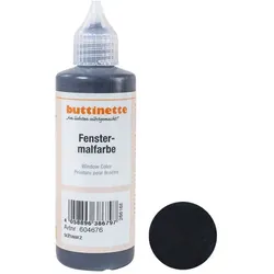 buttinette Fensterfarbe, in verschiedenen Farbtönen, 80 ml