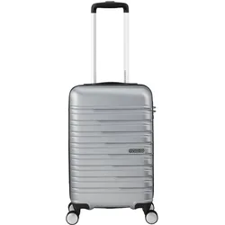American Tourister FLASHLINE Spinner, Koffer, Silber, Grau