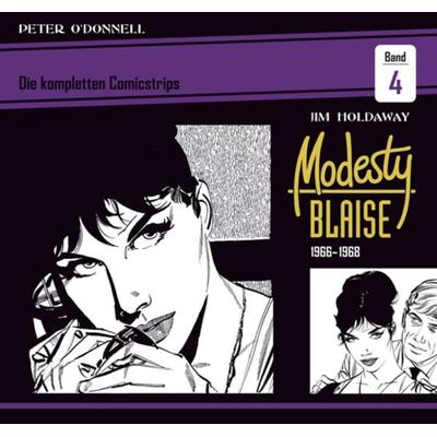 Modesty Blaise: Die kompletten Comicstrips / Band 4 1966 - 1968, Gebundene Ausgabe von Peter O'Donnell; Bocola Verlag, 978-3-946842-78-1