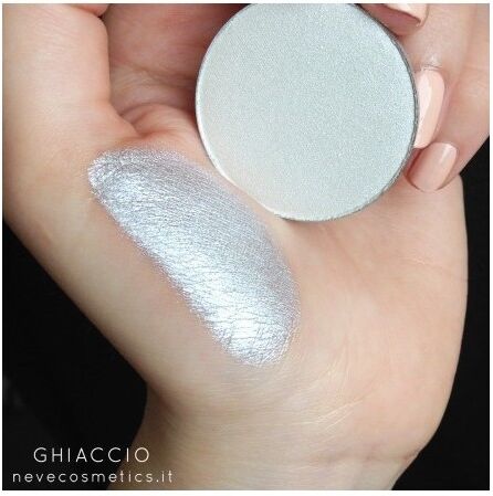 neve cosmetics Ombretto Bianco Argento Ghiaccio