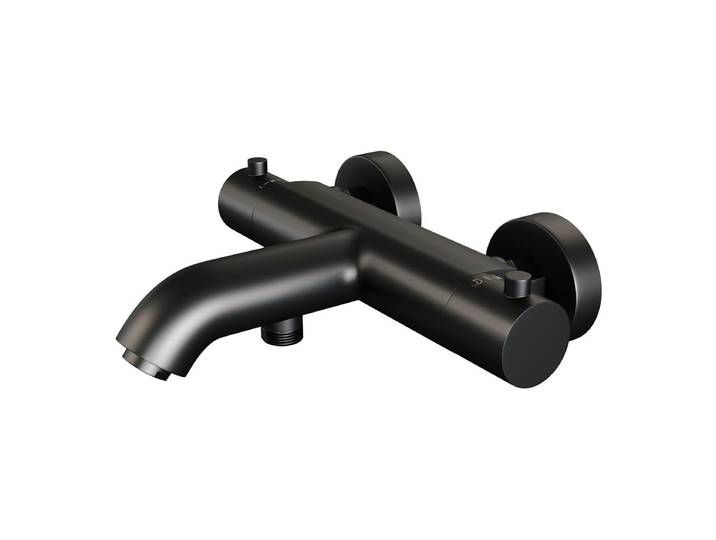 Brauer Black Edition - Opbouw Baddouche Thermostaatkraan - Mat Zwart