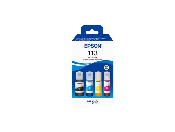 Epson 113 - Bouteille d'encre originale EcoTank C13T06B640 70 ml - Pack de 4 couleurs