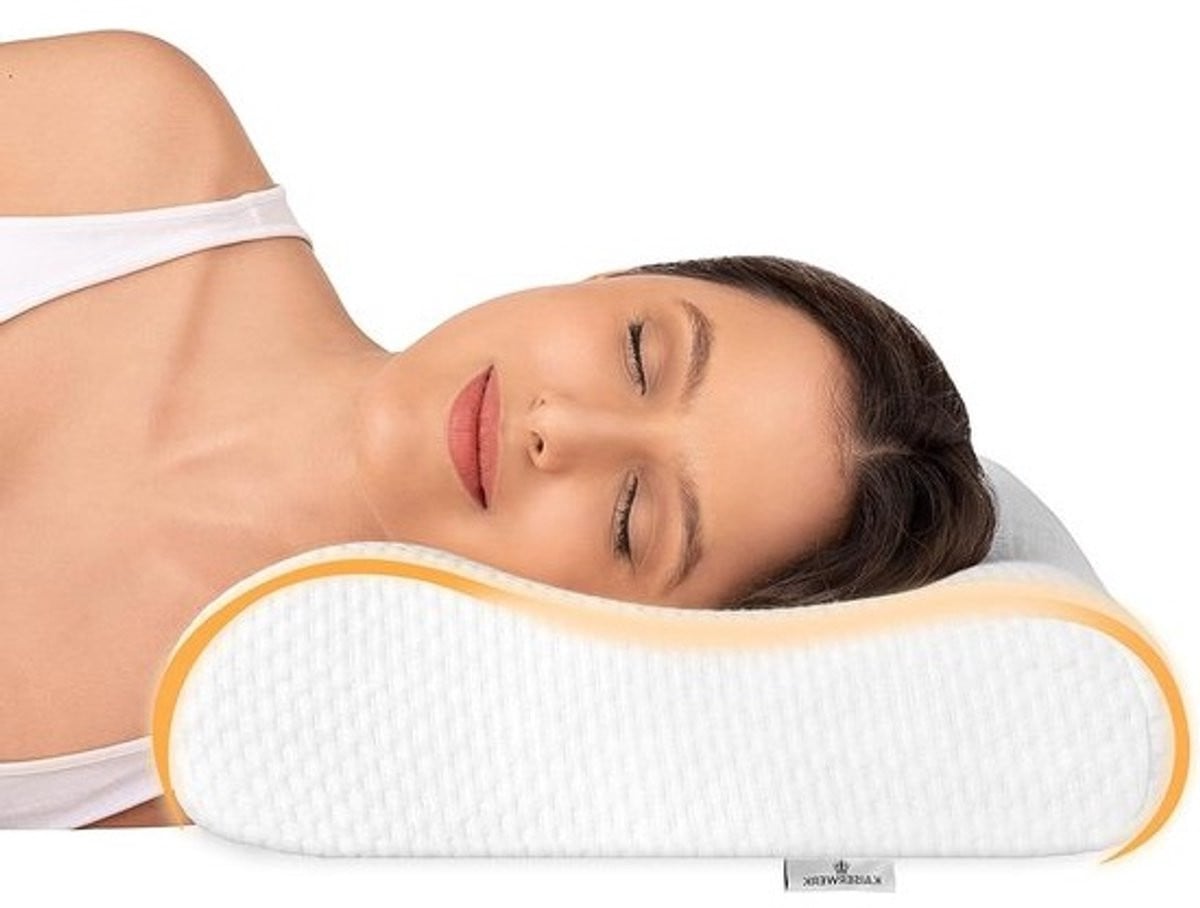 Ergonomisch traagschuimhoofdkussen - Zacht en ondersteunend - Hoogte: 9 cm of 12 cm