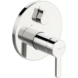 Hansa Hansadesigno Fertigmontageset 81119563 Wannenarmatur, mit Funktionseinheit, chrom
