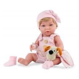 Marina & Pau Spanische Puppe Ane Dou Dou mit Kuscheltier, 45 cm (70187929)