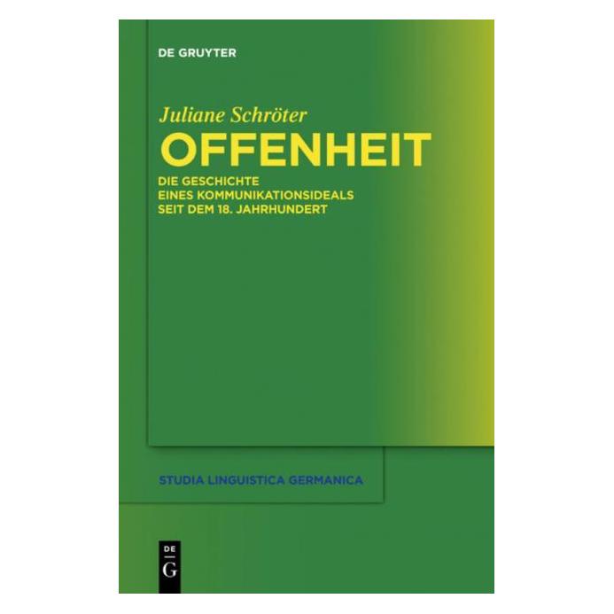 De Gruyter Offenheit (Deutsch, Juliane Schröter, 2011) (7447424)